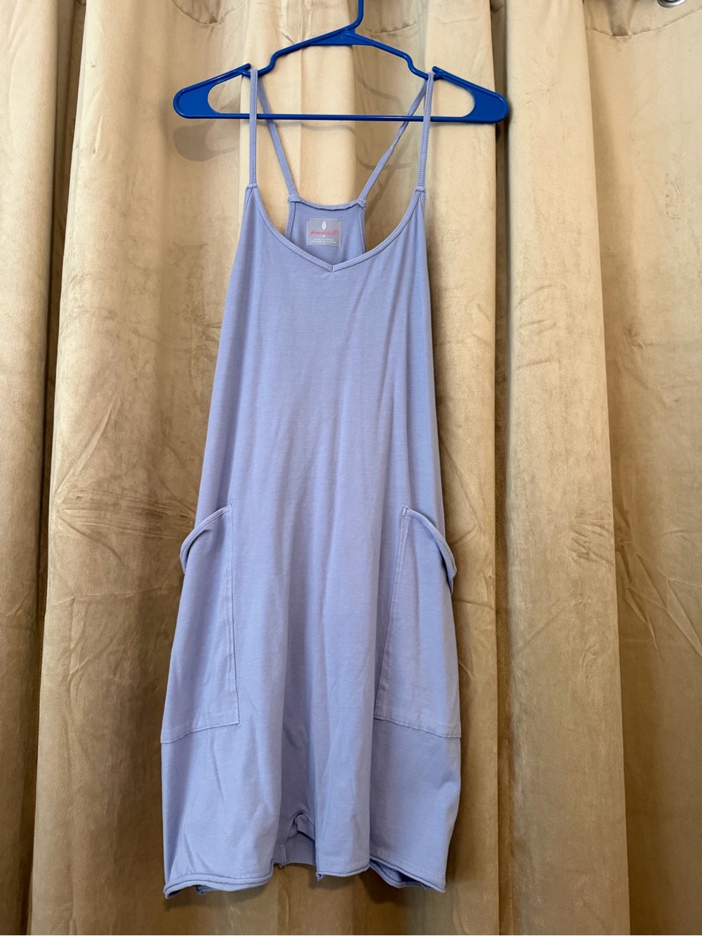 FP Movement by Free People Lavender Double-Strap Romper